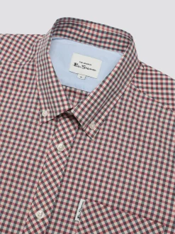 Ben Sherman Shirts^Signature Short Sleeve Gingham Shirt - Scarlett