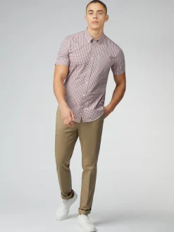 Ben Sherman Shirts^Signature Short Sleeve Gingham Shirt - Scarlett