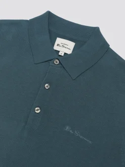 Ben Sherman Sweaters & Knits^Signature Short Sleeve Polo - Teal