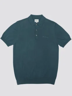 Ben Sherman Sweaters & Knits^Signature Short Sleeve Polo - Teal