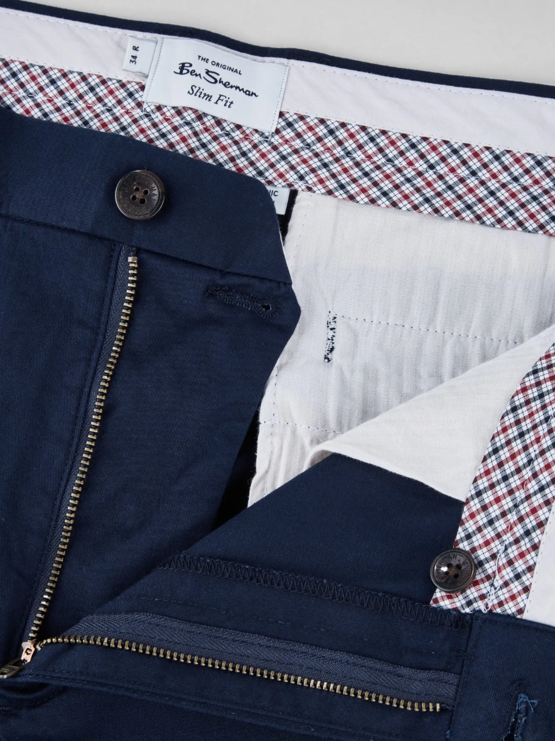 Ben Sherman Pants & Shorts^Signature Slim Stretch Chino Pant - Dark Navy