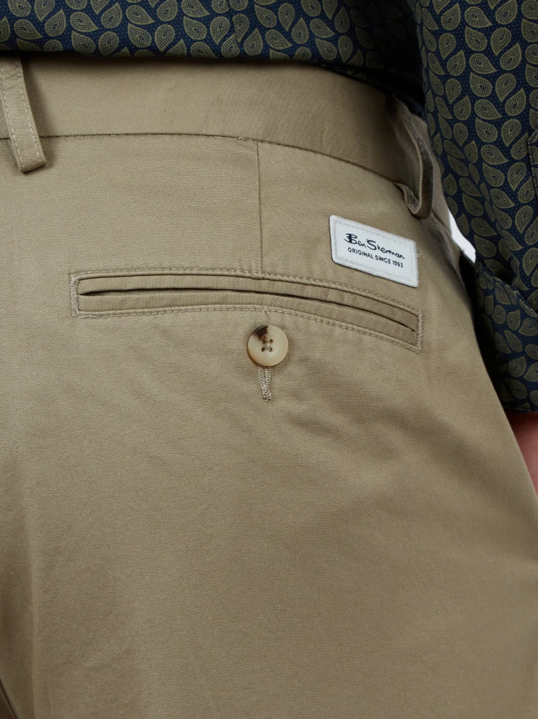 Ben Sherman Pants & Shorts^Signature Slim Stretch Chino Pant - Stone