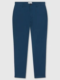 Ben Sherman Pants & Shorts^Signature Slim Taper Linen Trousers - Blue