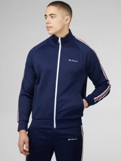 Ben Sherman Outerwear & Jackets^Signature Taped Tricot Track Top - Marine