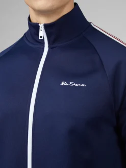 Ben Sherman Outerwear & Jackets^Signature Taped Tricot Track Top - Marine