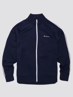 Ben Sherman Outerwear & Jackets^Signature Taped Tricot Track Top - Marine