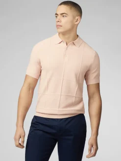 Ben Sherman Sweaters & Knits^Signature Textured Polo - Pale Pink