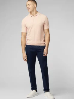 Ben Sherman Sweaters & Knits^Signature Textured Polo - Pale Pink