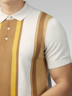 Ben Sherman Sweaters & Knits^Signature Vertical Stripe Polo - Ivory