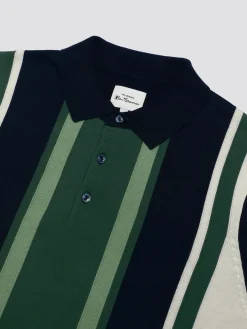 Ben Sherman Sweaters & Knits^Signature Vertical Stripe Polo - Dark Navy