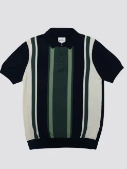 Ben Sherman Sweaters & Knits^Signature Vertical Stripe Polo - Dark Navy