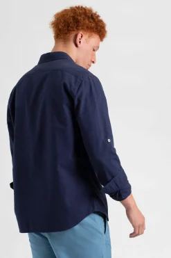 Ben Sherman Shirts^St. Ives Resort Oxford Shirt - Navy Indigo Navy