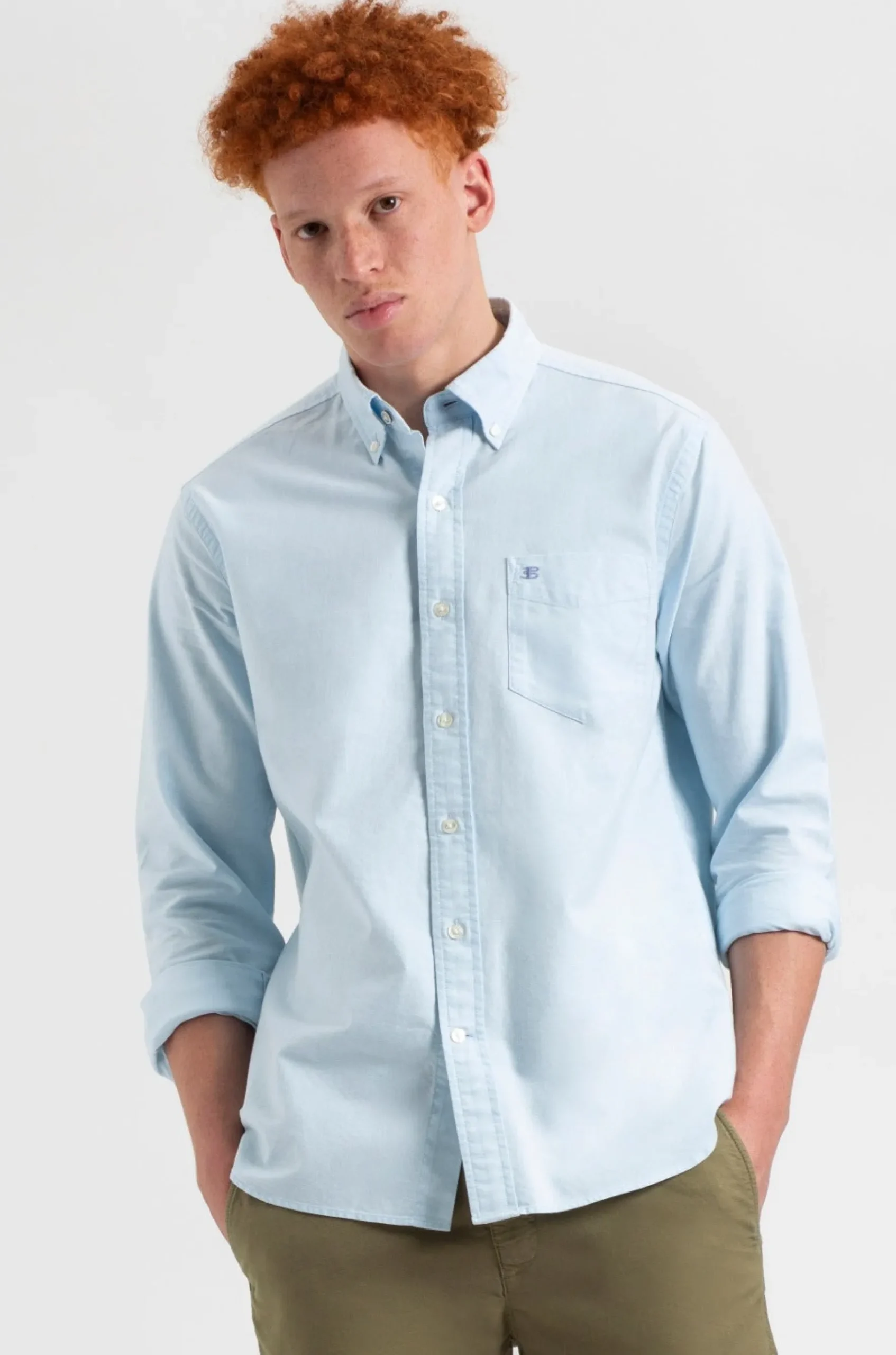 Ben Sherman Shirts^St. Ives Resort Oxford Shirt - Sky Sky Blue
