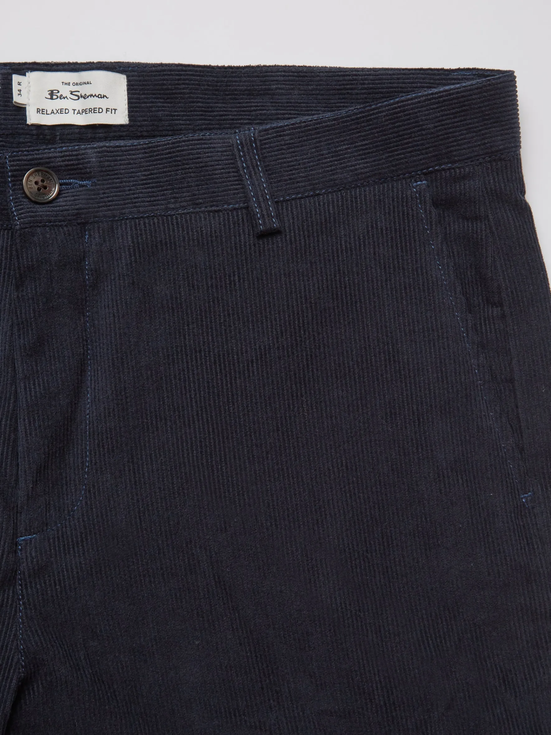 Ben Sherman Pants & Shorts^Tapered Corduroy Trouser - Midnight
