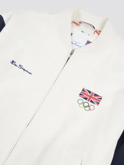 Ben Sherman Outerwear & Jackets^Team GB Commercial Bomber - Ivory