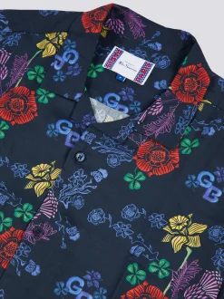 Ben Sherman Shirts^Team GB Floral Shirt - Dark Navy