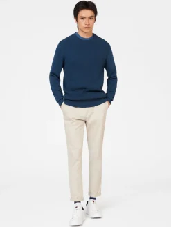Ben Sherman Sweaters & Knits^Textured Crewneck Sweater - Indigo