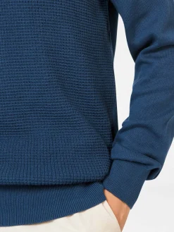 Ben Sherman Sweaters & Knits^Textured Crewneck Sweater - Indigo
