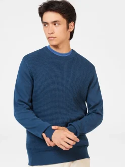 Ben Sherman Sweaters & Knits^Textured Crewneck Sweater - Indigo