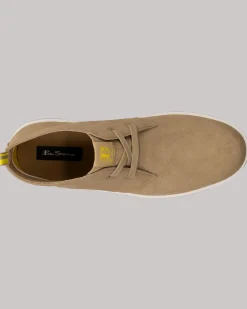 Ben Sherman Shoes^Thames Chukka Boot - Tan Tan/Whisper White/Yellow