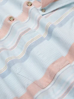Ben Sherman Shirts^The Oxford Ivy Stripe Long-Sleeve Shirt - Sky Blue