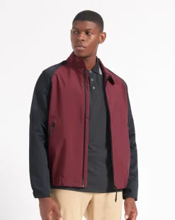 Ben Sherman Outerwear & Jackets^Waterproof Harrington Jacket - Burgundy