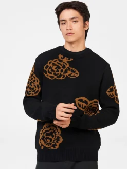 Ben Sherman Sweaters & Knits^Winter Floral Sweater - Black