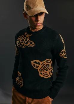 Ben Sherman Sweaters & Knits^Winter Floral Sweater - Black